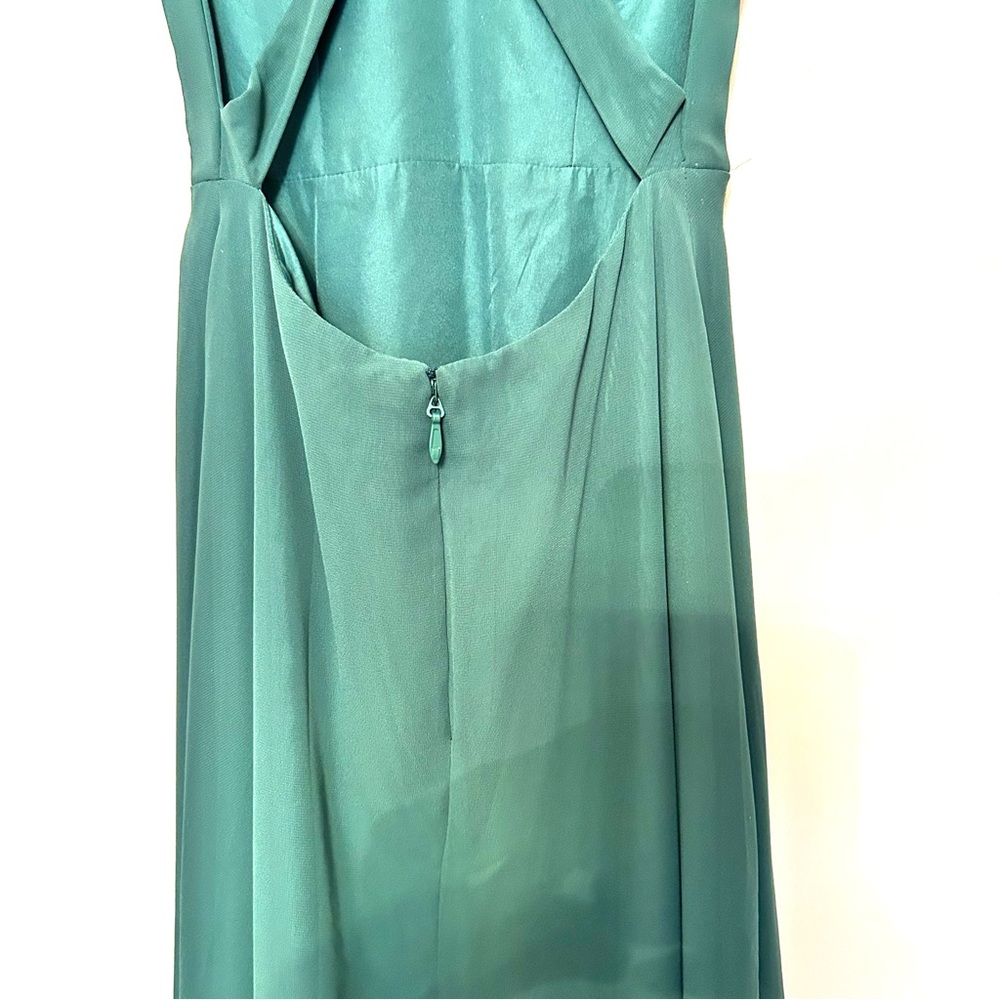 Azazie Jane Dark Green Dress - Picture 10 of 13